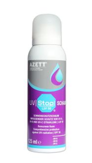 Azett UV Stop Schaum Sonnenschutzschaum LSF 50